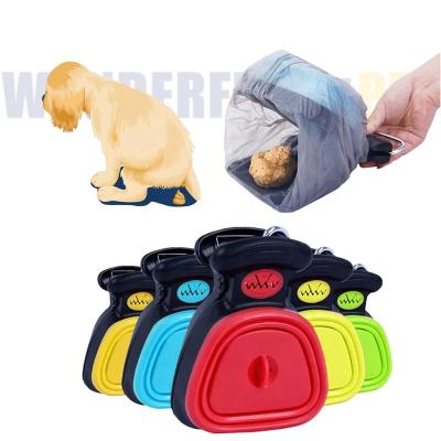 China Sustainable Wonderfulpet Pet Cat Litter Dog Pooper Scooper Clean Pick Up Pet Cleaning Scooper Dog Poop Scooper with Bag for sale