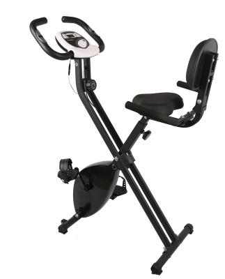 China Home Use Magnetic X-Bike Adjustable Folding Exercise Bike Cycle Bike Fitness Stationary Upright for sale