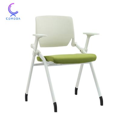 China Conference Training Foldable Chairs (Height) Price Sponge Adjustable Wholesale Cheap Seat Cloth For Office for sale