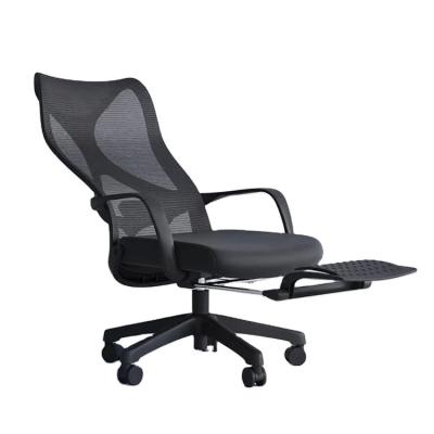 China Modern Rotational COMODA Adjust High Back Ergonomic Mesh Lumbar Support Office Reclining Chair On Computer With Footrest for sale