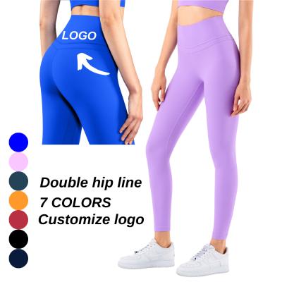 China Breathable High Waist Hip Lifting Pilates Sports Fitness Pants Butt Crack! crack! gym leggings yoga pants leggings for sale