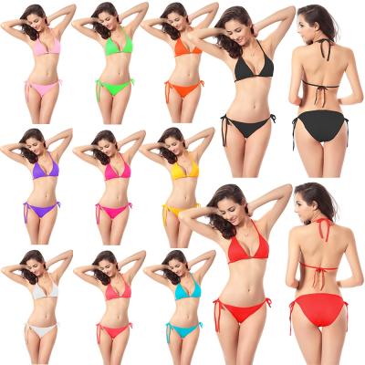 China New Arrival Breathable Wholesale Designer Swimsuit Brazilian Swimwear Micro Thong Bikini Set for sale