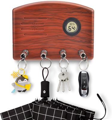 China Muzen Viable Retro Model Radio Speaker Key Holder - With 4 Plugs Keychains Connector 1 Wall Mount Kit and 1 Temperature Hygrometer for sale