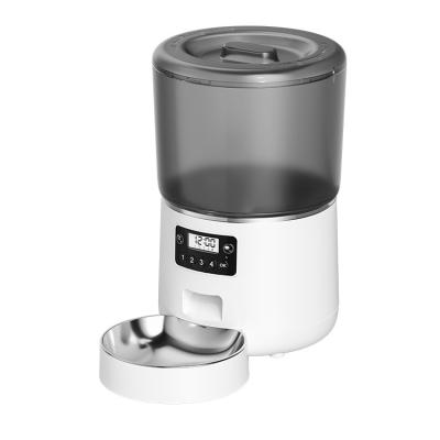 China Stainless Steel Automatic Food Feeder For Cat Dog Feeding for sale