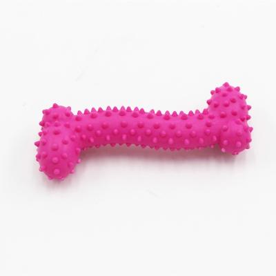 China TPR Rubber Dog Chew Bone Toy Tooth Grinding Non Toxic Environmental Protection for sale