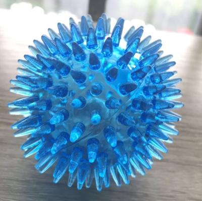 China Amazon Best Balls For Puppies TPR Sound Toy Ball Dog Bite Resistant Elastic Stab Ball Medium And Large Dog Toys for sale