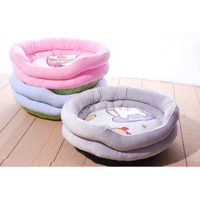 China Semi Closed Pet Sleeping Bag Four Seasons Small Dog Cot Bed Nest for sale