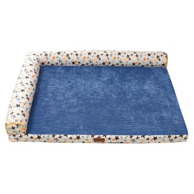 China Dog Bed Sofa Sleeping Pad Removable And Washable Dog Bed For Two Large Dogs Dog Autumn And Winter Big Dog Bed Mat for sale