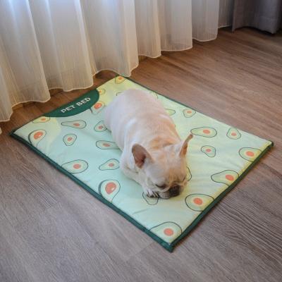 Chine Nid des chiens de Mat Blush Pink Dog Bed de nid de S des chats frais saisonniers du nid de Mat Dog respirable d'animal familier le ' à vendre