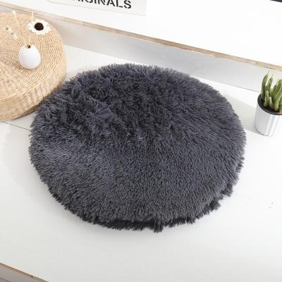 China Plush Pet Mat Cat Teddy Bomei Small Dog Kennel Dog Mat Canine Creations Donut Bed Round Dog Cat Mat for sale