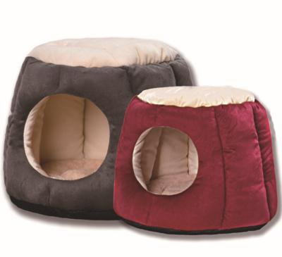 China Het warme Slaap Gevoelde Cat Cave Bed Nest Kitty-Huis van het Vormpuppy Te koop