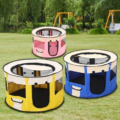 China Tragbares faltbares Cat House Playpen And Puppy-Laufstall-Haustier-Zelt zu verkaufen