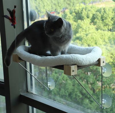 China Safety Cat Shelves Space Saving Window Mounted Large Cats Seat for sale