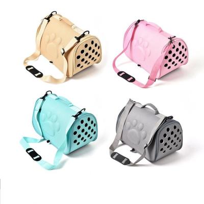 Chine fournitures pour animaux de compagnie sac pour chiens EVA sac pour animaux de compagnie sac de voyage portable transversale respirant sac pour animaux de compagnie à vendre