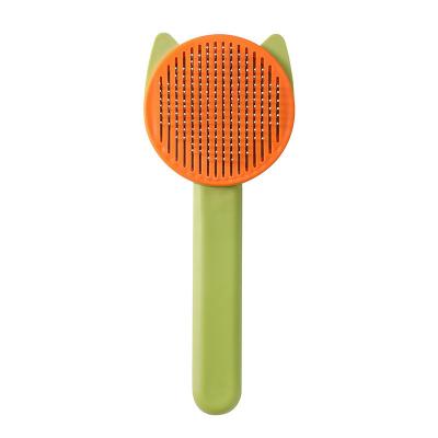 중국 New Pet Hair Cleaner Brush Grooming Steel Needle Comb Brush For Dogs And Cats 판매용