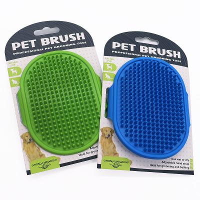 Cina Pet TPR spazzola da bagno cane bagno bagnato e asciutto massaggio spazzola gatto pulizia shampoo guanto in vendita