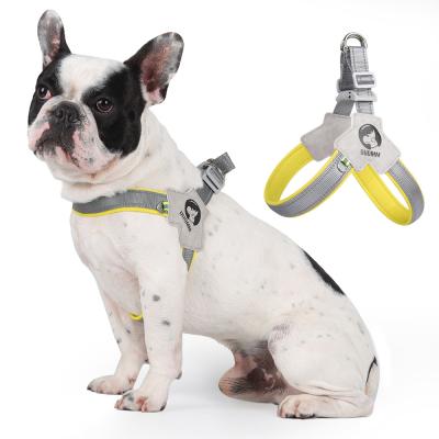 China Pet Y-Shaped Harness Dog Breathable Reflective Harness For Small And Medium Sized Dog for sale