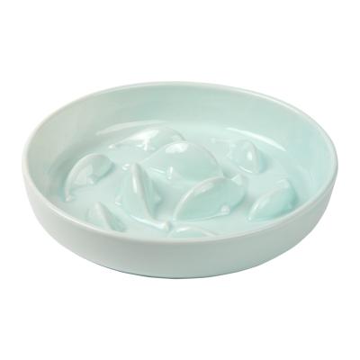 China Pet Ceramic Cat Bowl Slow Food Bowl Anti-Choking Anti-Spill Anti-Knock Dog Slow Feeder Bowl en venta