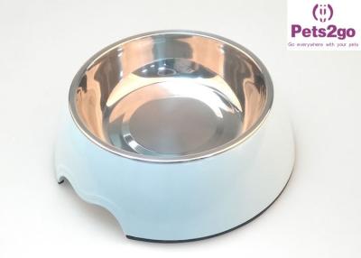 China Stainless Steel 350ML 17.5*14*6CM Pet Feeder Bowls for sale