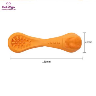 China Hard Rubber Interactive Dog Chew Toys For Teeth Grinding for sale