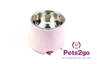 China Pets2go S Size 160 X 80 Mm Stainless Steel Dog Feeder for sale