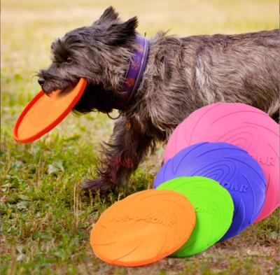 Chine Jouets en caoutchouc de chien de Toy Interactive Training Toys Soft de frisbee d'animal familier à vendre