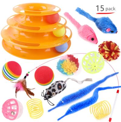 China Best Cat Toys For Active Cats Cat Play Kittens Tunnel And Toy (13 PCS) for sale