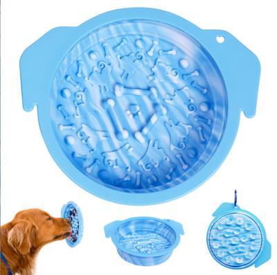 China Dog Cat Lick Mat,Licking Pads with Suction Cups & Spatula Calming Slow Feeder Licking Pad for Dogs Traveing for sale