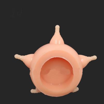 China Food Grade Liquid Silicone Pet Breast Pump Cat Dog Molar Toy Tear Resistant for sale