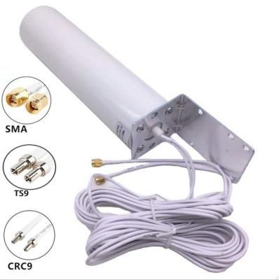 China Antena del aumentador de presión 3G TS9 2.4GHz CRC9 WiFi LTE de la señal de SMA 12dBi Omni 4G 5G para Huawei en venta