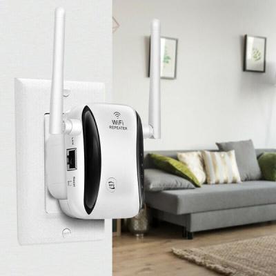 中国 300Mの小さい蒸気を発したパンの中継器信号のアンプのWifiの中継器のルーターの二重アンテナWiFiのアンプ 販売のため