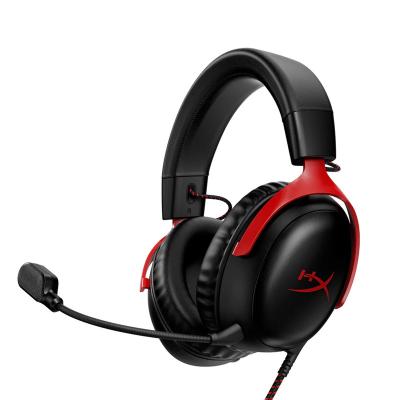 China Hy-perX Cloud 3 III Wired Gaming Headset With DTS Sound Mic USB Noise-Cancelling Headphone for PC PS Xbox Switch Earphone for sale