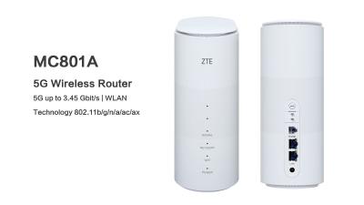 China El router interior 5g WiFi de los routeres interiores del CPE de ZTE MC801A 5G el 100m desbloqueó a SIM Card en venta