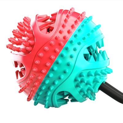 China Pet Bite Ball Toys Dog Molar Toothbrush Toy Stick Rope Eco-Friendly Wholesale Viable Manufacture for sale