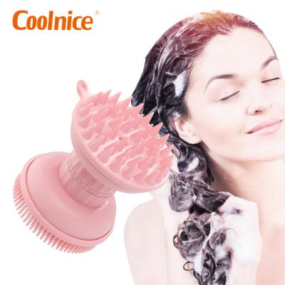 China Hot Sale Skin Revitalizer Amazon Massager Design Silicone Shampoo Bath Face Cleansing Brush for sale