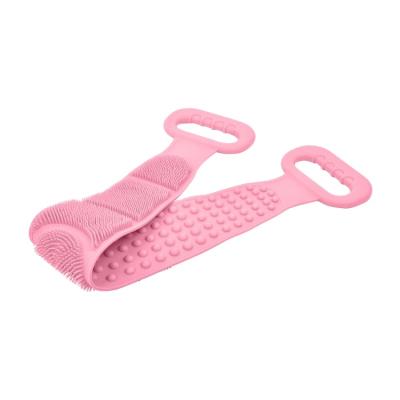 China All Natural Soft And Comfortable Silicone Srubber Back Brush Of Bathroom Massage Washing Tools for sale