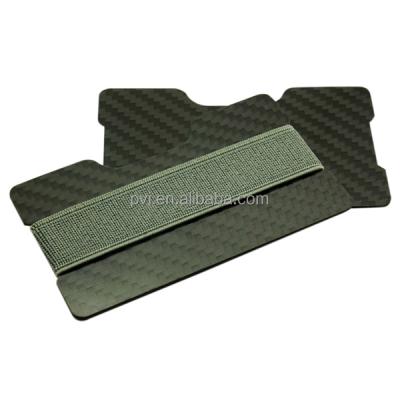 China Fashion CNC Cutting Carbon Fiber Card Holder Wallet Product OEM Design Shape Available for sale