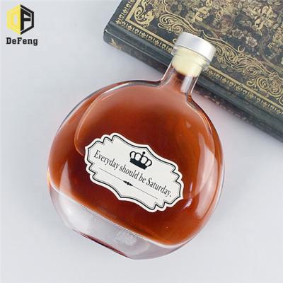 China 250ml 500ml High Grade Beverage Wine Bottle Ice Wine Bottle Glass Red Wine Bottle for sale