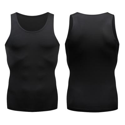 China Wholesale New Design Solid Color Men's Fitness Bodybuilding Smooth Comfortable Tank Top QUICK DRY for sale