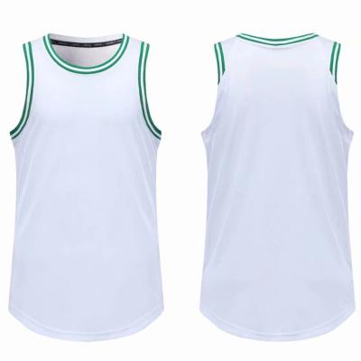 China Wholesale Bulk Red OEM Basketball Tank Top Latest Design Basketball Tank Top Antibacterial Uniform Design Color for sale