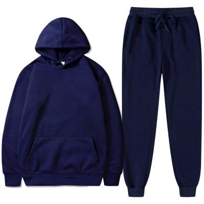 China Custom Vintage Logo OEM Oversized Tracksuits QUICK DRY Cotton Washed Jogger Mens Unisex Sweatsuits Sets Sweatsuits for sale