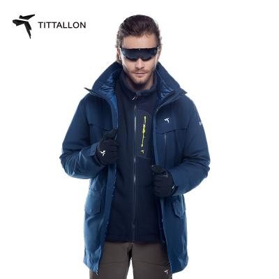 China Wholesale Custom Waterproof Windproof Breathable 2 In 1 Mens Jackets Winter for sale