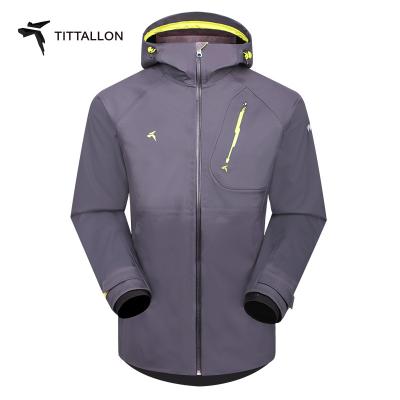 China Professional Custom Ski Softshell Windbreaker Men Anti-UV Waterproof Hooded Jacket Fleece Windproof Sportswear for sale