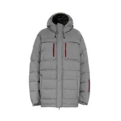 China Custom Brand Breathable Functional Profession Mens Long Padded Winter Jacket for sale