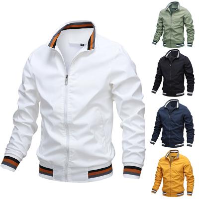 China Private Label Breathable Plain Mens Sports Jacket Slim Baseball Bomber Plus Size Jackets for sale