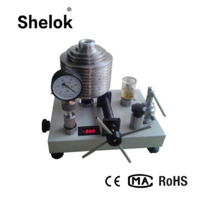 China Hydraulic ±0.02% hot sale  oil digital Dead weight Tester Pressure Tester in china for sale