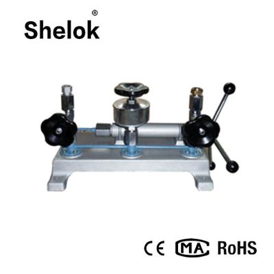 China -0.082-6MPa,0-60MPa Water hydraulic pressure calibration machine dead weight tester for sale