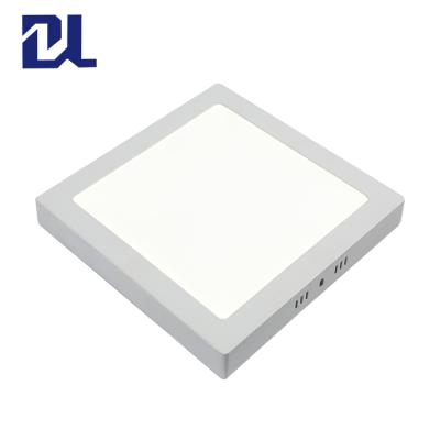 China Outdoor Ceiling 6w 12w 18w 24w Energy Saving Design Led Panel Light Square Indoor Outdoor Square Led Panel Light for sale