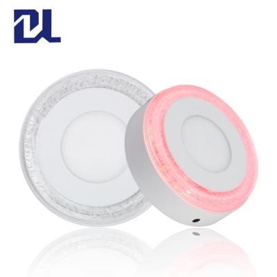 China Double Color Bubble Suface Round LED Panel Light Modern Hot Sale Indoor Bubble Surface Mount 3+3 smd 3+3 6+3 12+4 18+6 Watt Double Color Round Led Panel Light for sale