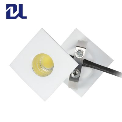 China Indoor Small COB Spot Light Factory Outlet Small COB 3w Lighting Square Led Spot Light for sale